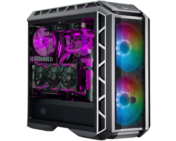 COOLER MASTER  MasterCase H500P Mesh ARGB Gaming modularno kućište (MCM-H500P-MGNN-S11) sivo 