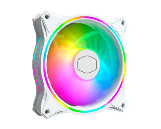 COOLER MASTER Master Fan MF120 HALO 3in1 White edition 120mm ventilator (MFL-B2DW-183PA-R1) 