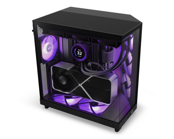 NZXT  H6 Flow RGB kućište crno (CC-H61FB-R1) 