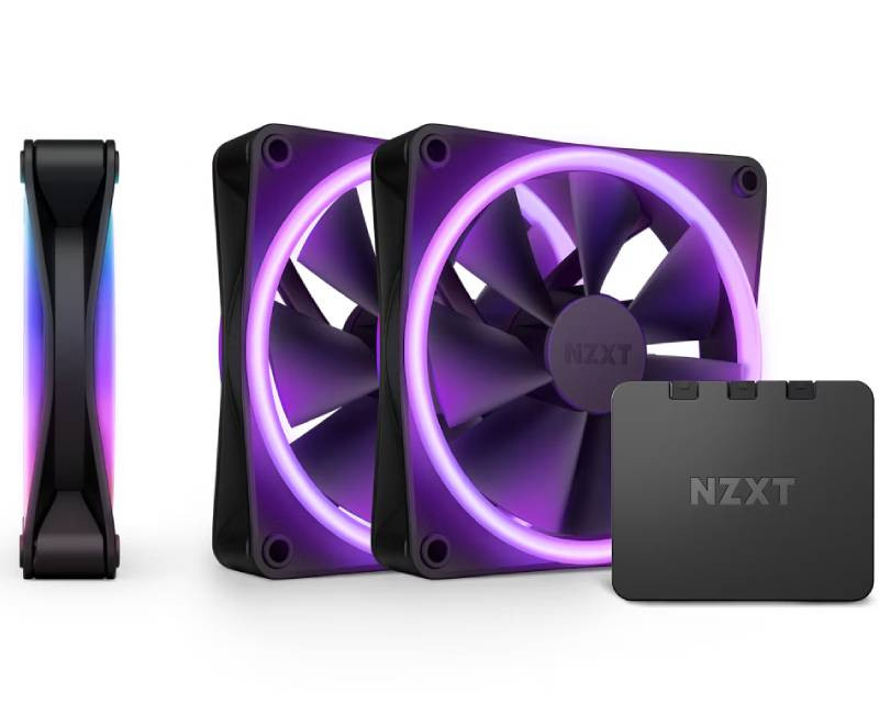 F120 RGB Duo Triple Pack 120mm ventilator crni (RF-D12TF-B1)