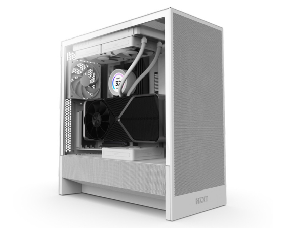 NZXT  H5 Flow Gaming kućište belo (CC-H52FW-01) 
