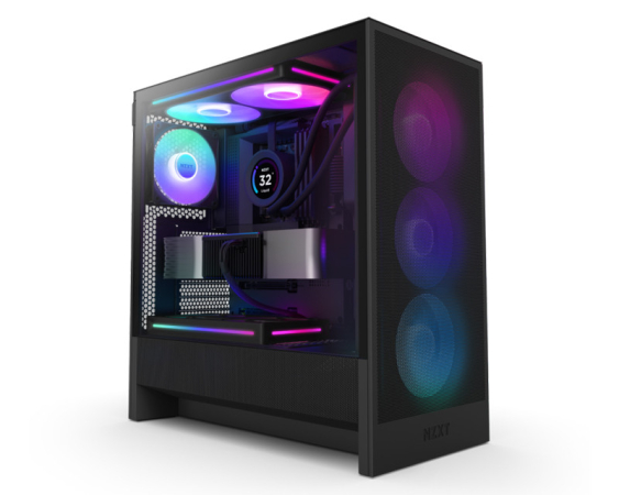 NZXT  H5 Flow RGB Gaming kućište crno (CC-H52FB-R1) 