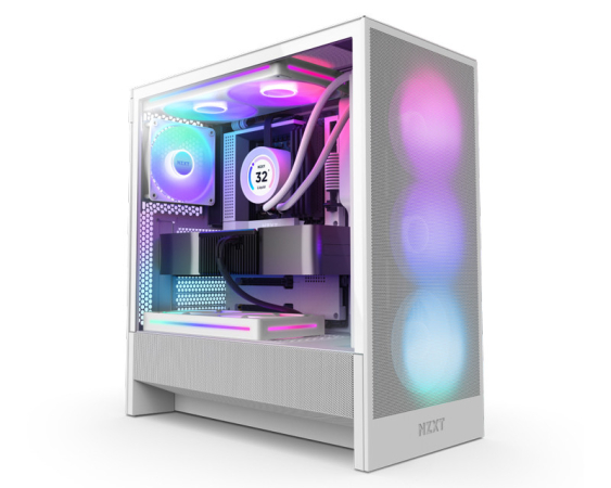 NZXT  H5 Flow RGB Gaming kućište belo (CC-H52FW-R1) 