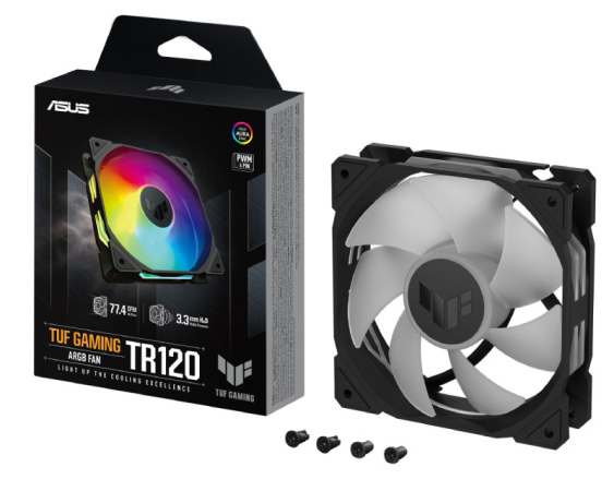 ASUS  TUF GAMING TR120 ARGB BLACK EDITION ventilator 