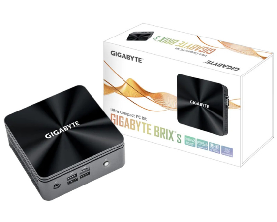 GIGABYTE  GB-BRI5H-10210(E) BRIX Mini PC Intel i5-10210U 1.6 GHz(4.20 GHz) 