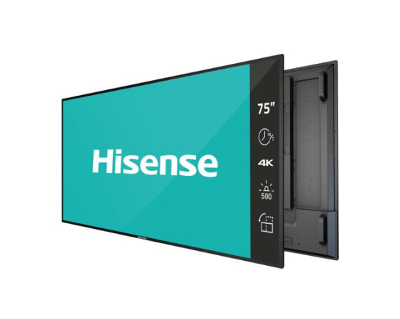 HISENSE  75 inča 75B4E30T 4K UHD 500 nita Digital Signage Display - 18/7 Operation 