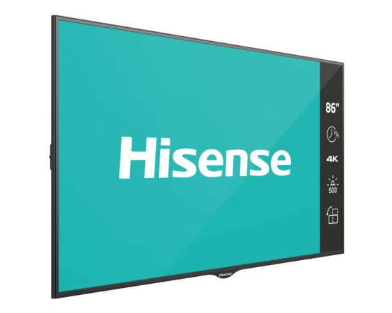 HISENSE  86 inča 86BM66AE 4K UHD 500 nita Digital Signage Display - 24/7 Operation 