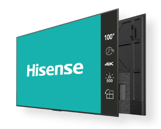 HISENSE  100 inča 100BM66D 4K UHD 500 nita Digital Signage Display - 24/7 Operation 