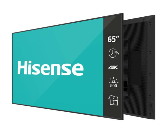 HISENSE  65 inča 65DM66D 4K UHD 500 nita Digital Signage Display - 24/7 Operation 