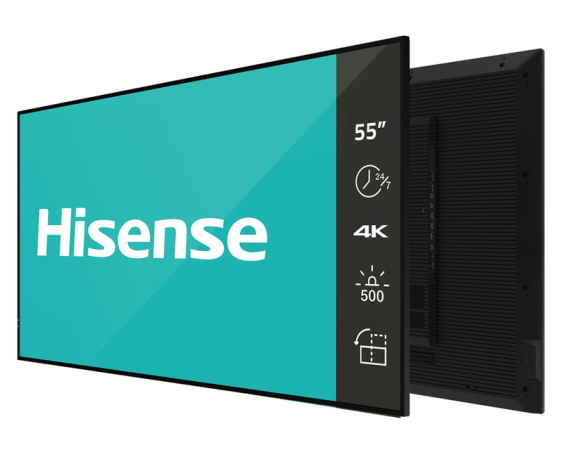 HISENSE  55 inča 55DM66D 4K UHD 500 nita Digital Signage Display - 24/7 Operation 