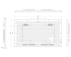 43 inča 43GM50D 4K UHD 500 nita Digital Signage Display - 18/7 Operation 