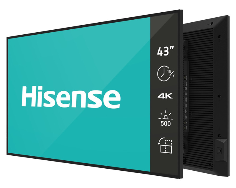 43 inča 43GM50D 4K UHD 500 nita Digital Signage Display - 18/7 Operation 