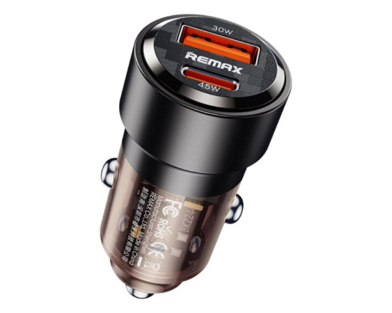 REMAX  RCC360 Walking USB-A 30W + USB-C 45W PD+QC brzi auto punjač 