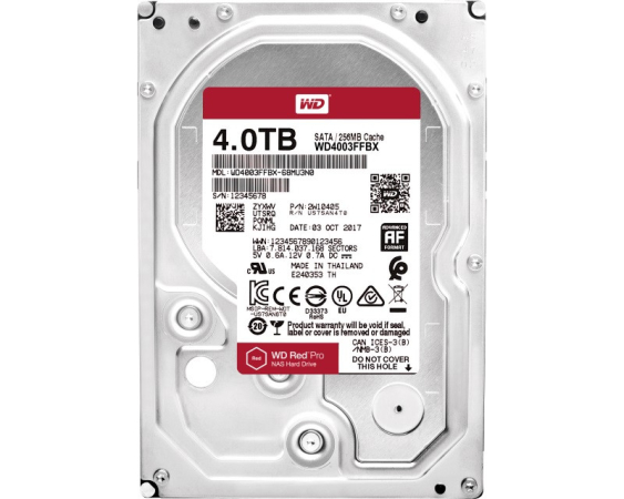 WD  4TB 3.5 inča SATA III 256MB 7.200 WD4003FFBX Red Pro hard disk