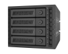 CMR-3141SAS 4 x 3.5" ili 4 x 2.5" SATA crna fioka za hard disk