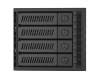 CMR-3141SAS 4 x 3.5" ili 4 x 2.5" SATA crna fioka za hard disk