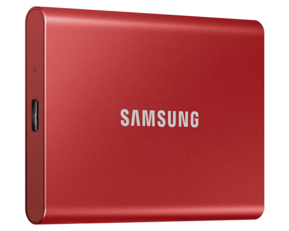 SAMSUNG  Portable T7 500GB crveni eksterni SSD MU-PC500R 