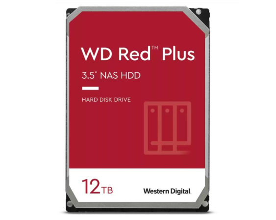 WD  12TB 3.5 inča SATA III 256MB 7200rpm WD120EFBX Red Plus hard disk