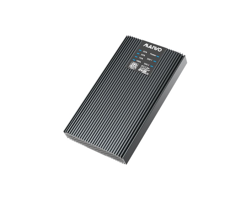 Externo dual klon Kućište USB-C na 2 x M.2 NVMe/SATA SSD, K2022CL