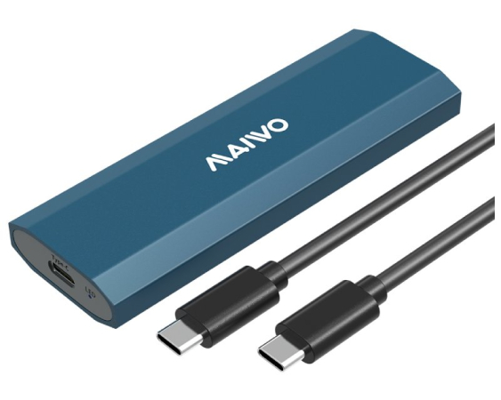 MAIWO  Externo Kućište USB-C 3.1 na M.2 NVMe/SATA aluminium, K1690 