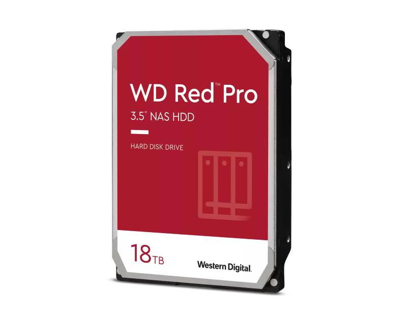 18TB 3.5" SATA III 512MB 7.200rpm WD181KFGX Red Pro hard disk