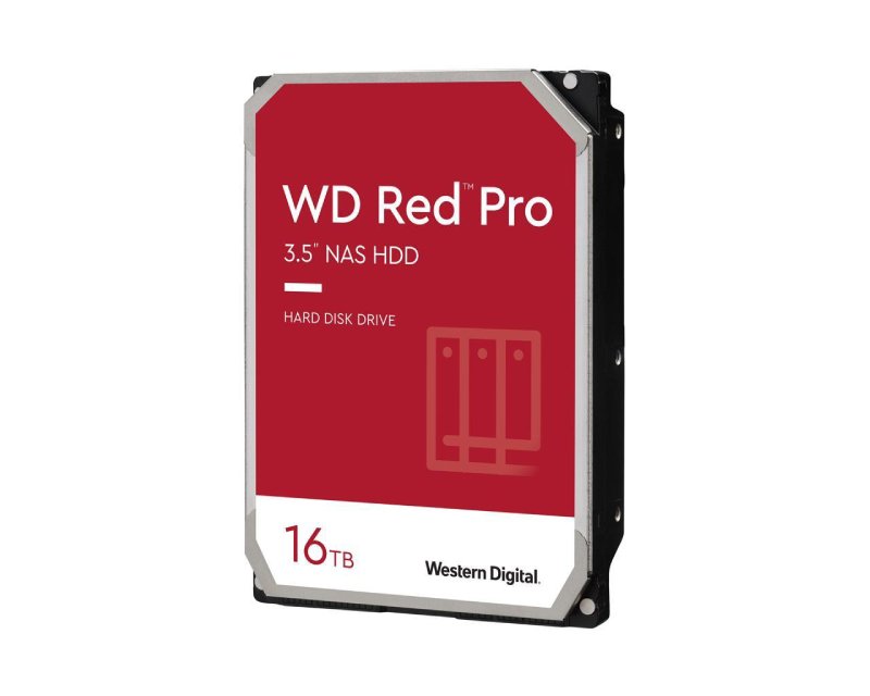 16TB 3.5" SATA III 512MB 7.200rpm WD161KFGX Red Pro hard disk