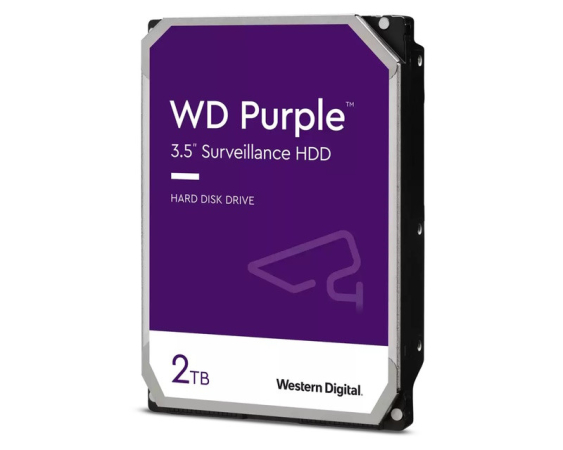 WD  2TB 3.5" SATA III 64MB WD23PURZ Purple hard disk