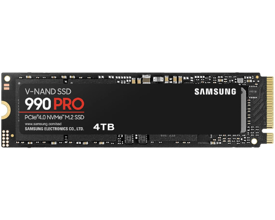 SAMSUNG  4TB M.2 NVMe MZ-V9P4T0BW 990 Pro Series SSD 