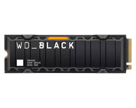 WD  2TB M.2 NVMe SSD Gen4 WDS200T2XHE Black SN850X + Heatsink 