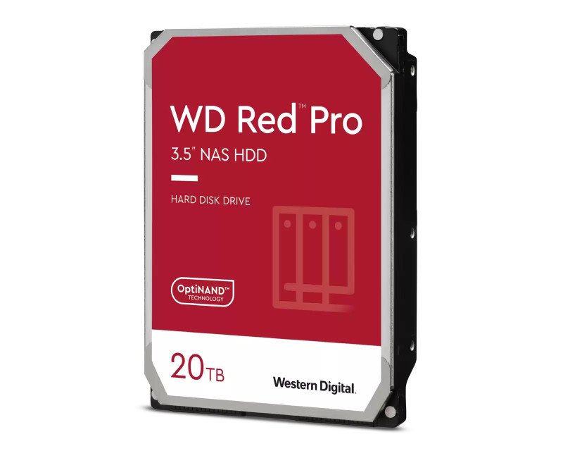 20TB 3.5" SATA III 512MB 7.200 WD201KFGX Red Pro hard disk
