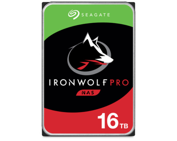 SEAGATE  16TB 3.5" SATA III 256MB 7200rpm ST16000NT001 IronWolf Pro hard disk
