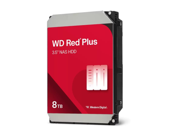 WD  8TB 3.5" SATA III 256MB IntelliPower WD80EFPX Red Plus hard disk
