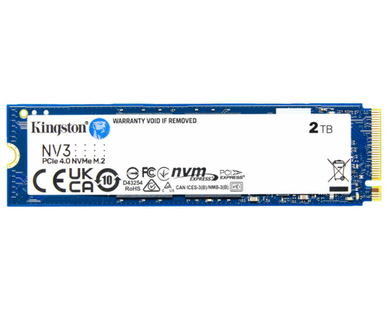 KINGSTON  2TB M.2 2280 NVMe SNV3S/2000G series NV3 SSD 
