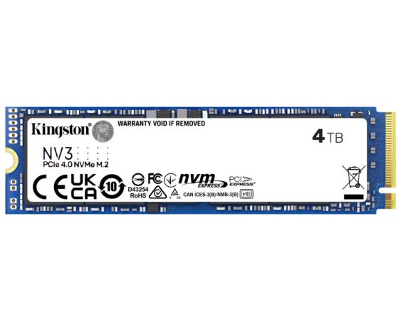 KINGSTON  4TB M.2 NVMe SNV3S/4000G series NV3 SSD 