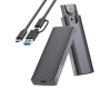 Externo Kucište USB3.2 tip-C za M.2 PCIe NVMe SSD K1691P