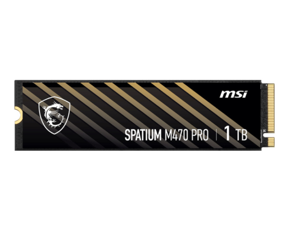 MSI  SPATIUM M470 PRO PCIe 4.0 NVMe M.2 1TB SSD 