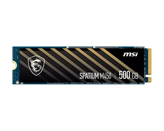 MSI  SPATIUM M450 PCIe 4.0 NVMe M.2 500GB SSD 