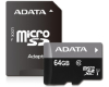 Memorijska kartica UHS-I MicroSDXC 64GB class 10 + adapter AUSDX64GUICL10-RA1