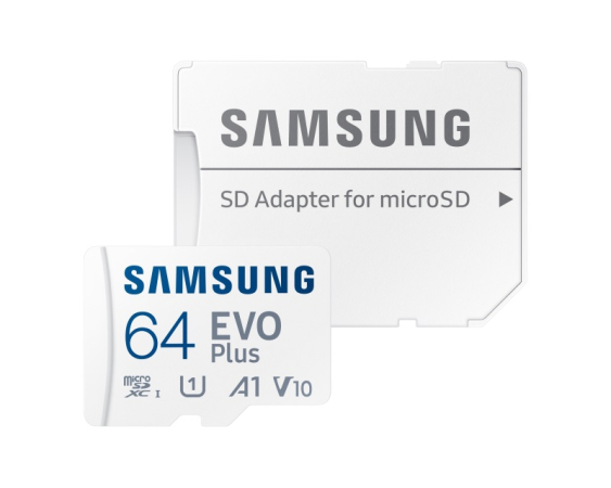 SAMSUNG  Memorijska kartica EVO PLUS MicroSD Card 64GB class 10 + Adapter MB-MC64KA 