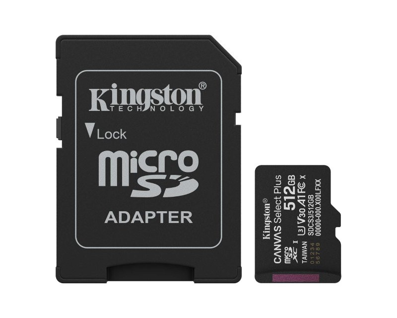 Memorijska kartica U1 V10 SDXC 512GB Canvas Select Plus G3 150R SDCS3/512GB + adapter 