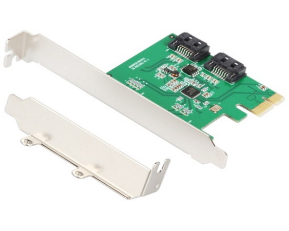 E-GREEN  PCI-Express kontroler 2-port SATA III RAID 