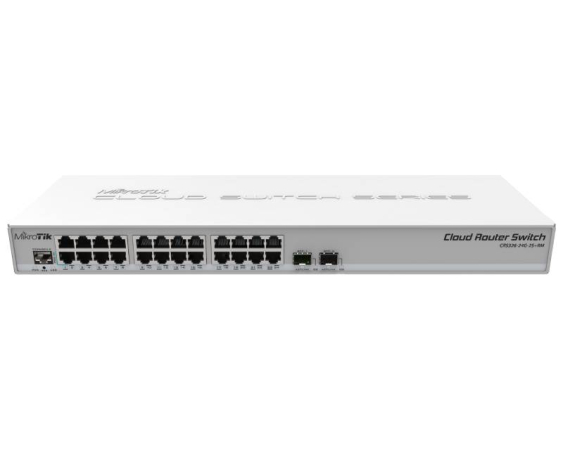 MIKROTIK  (CRS326-24G-2S+RM) RouterOS L5 ili SwitchOS dual boot switch 