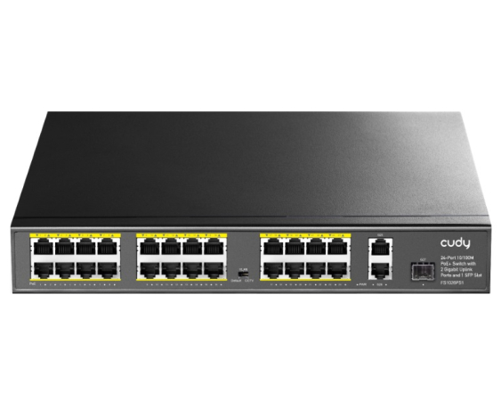 CUDY  FS1026PS1 PoE+ 26port switch 