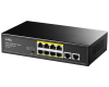 FS1010P 8-Port 10/100M PoE+ Switch with 2 Uplink Ports