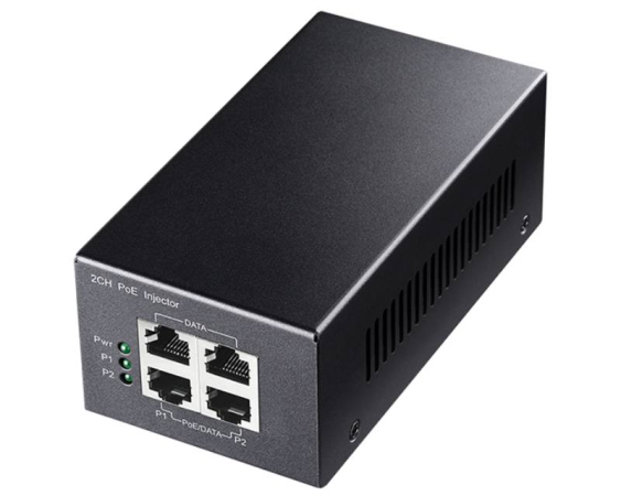 CUDY  POE220 2 Channel 30W Gigabit PoE+/PoE Injector 