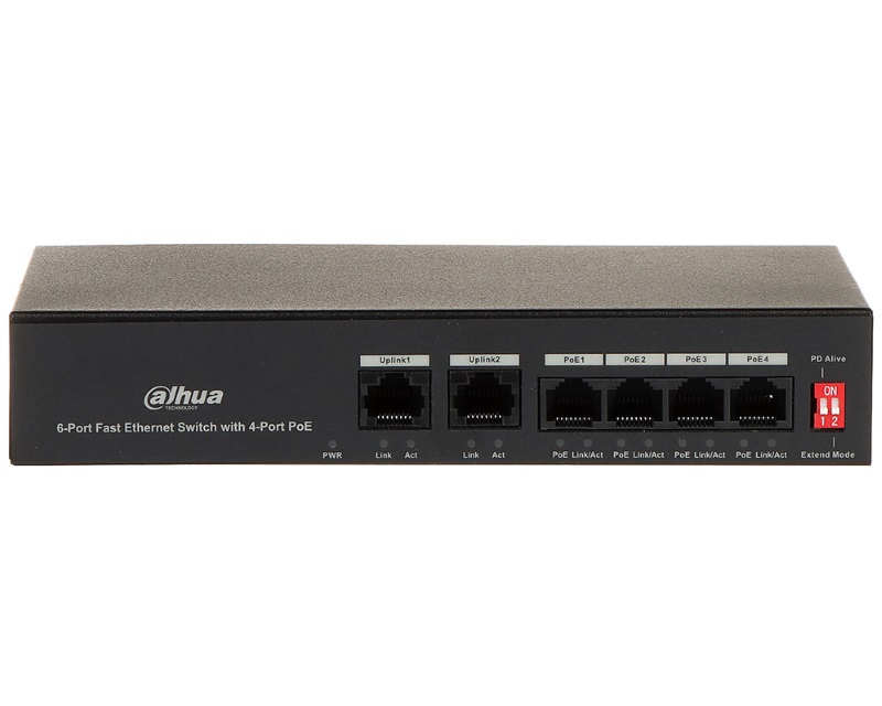 PFS3006-4ET-36 6-Port Fast Ethernet Switch with 4-Port PoE 