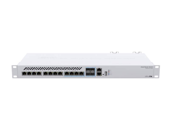 MIKROTIK  (CRS312-4C+8XG-RM) L3 upravljivi switch 8 x 10GbE + 4 x 10G 