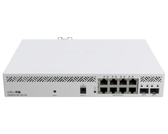 MIKROTIK (CSS610-8P-2S+IN) SwitchOS Cloud Smart Switch 