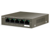 TEF1105P-4-63W 5-Port 10/100Mbps Desktop Switch with 4-Port PoE