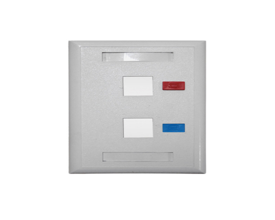 MAXPRO LINE  Uticnica modularna, za 2 RJ45 modula, 86x86mm 